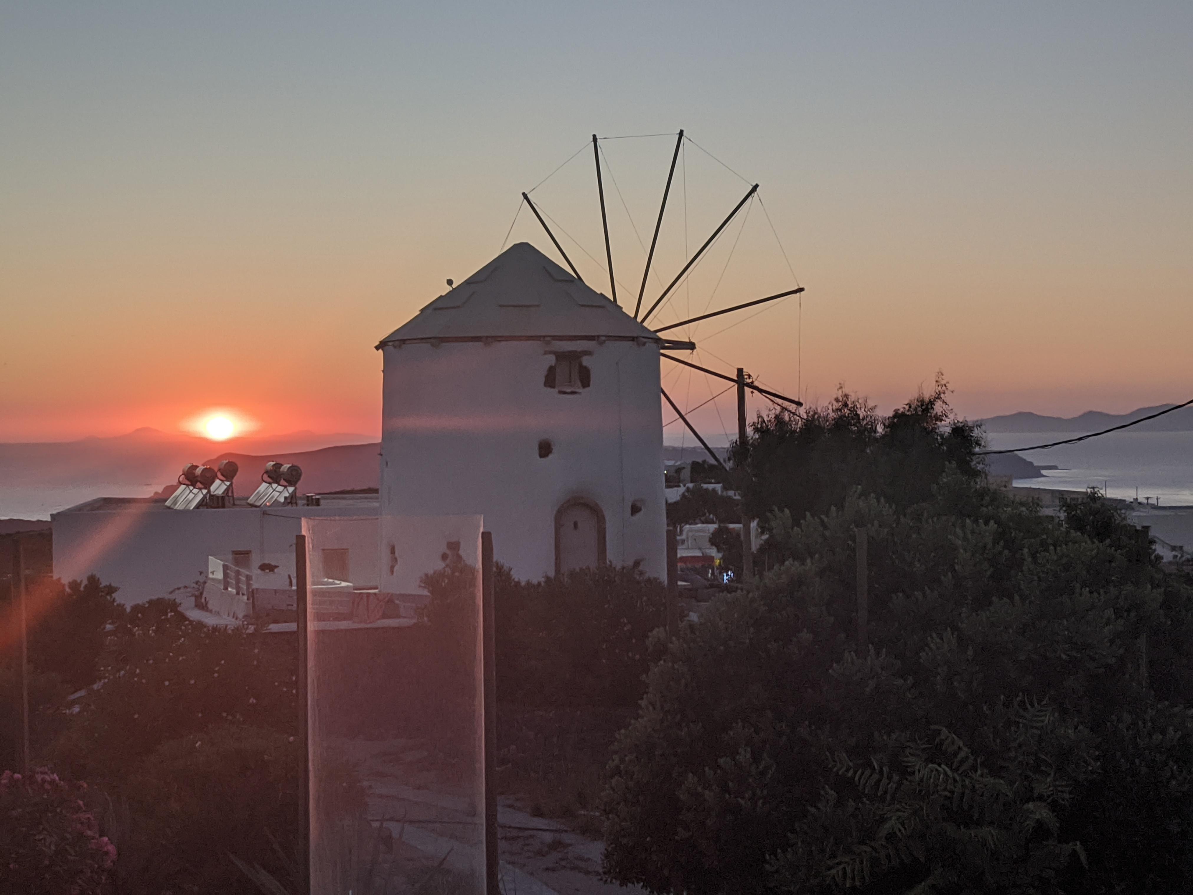 Sunset from balcony