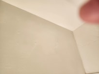 Bubbled paint on the ceiling