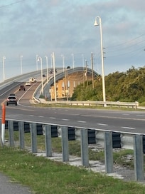 Morning walk across the bridge.
