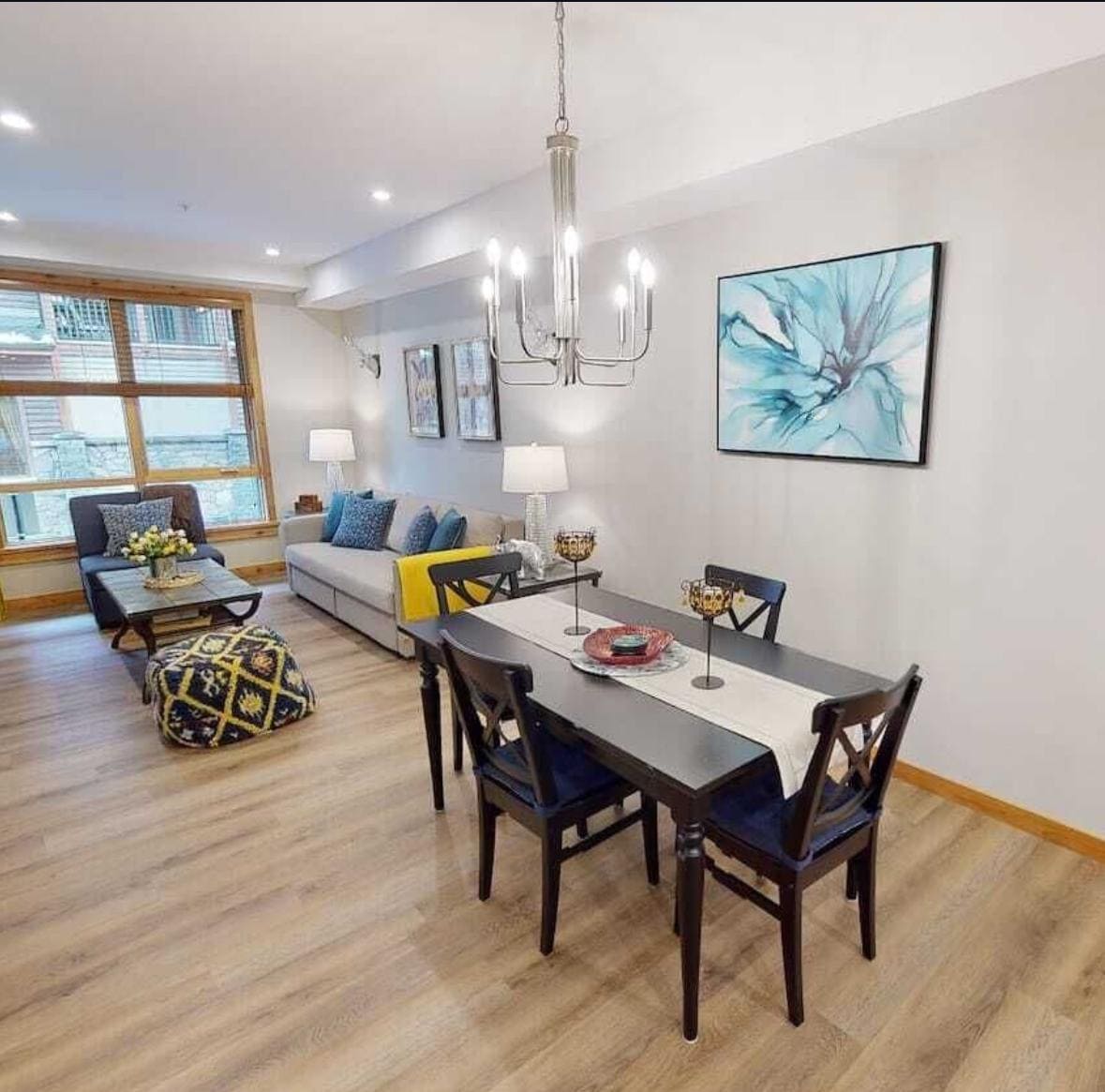 Dining and living room