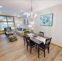 Dining and living room