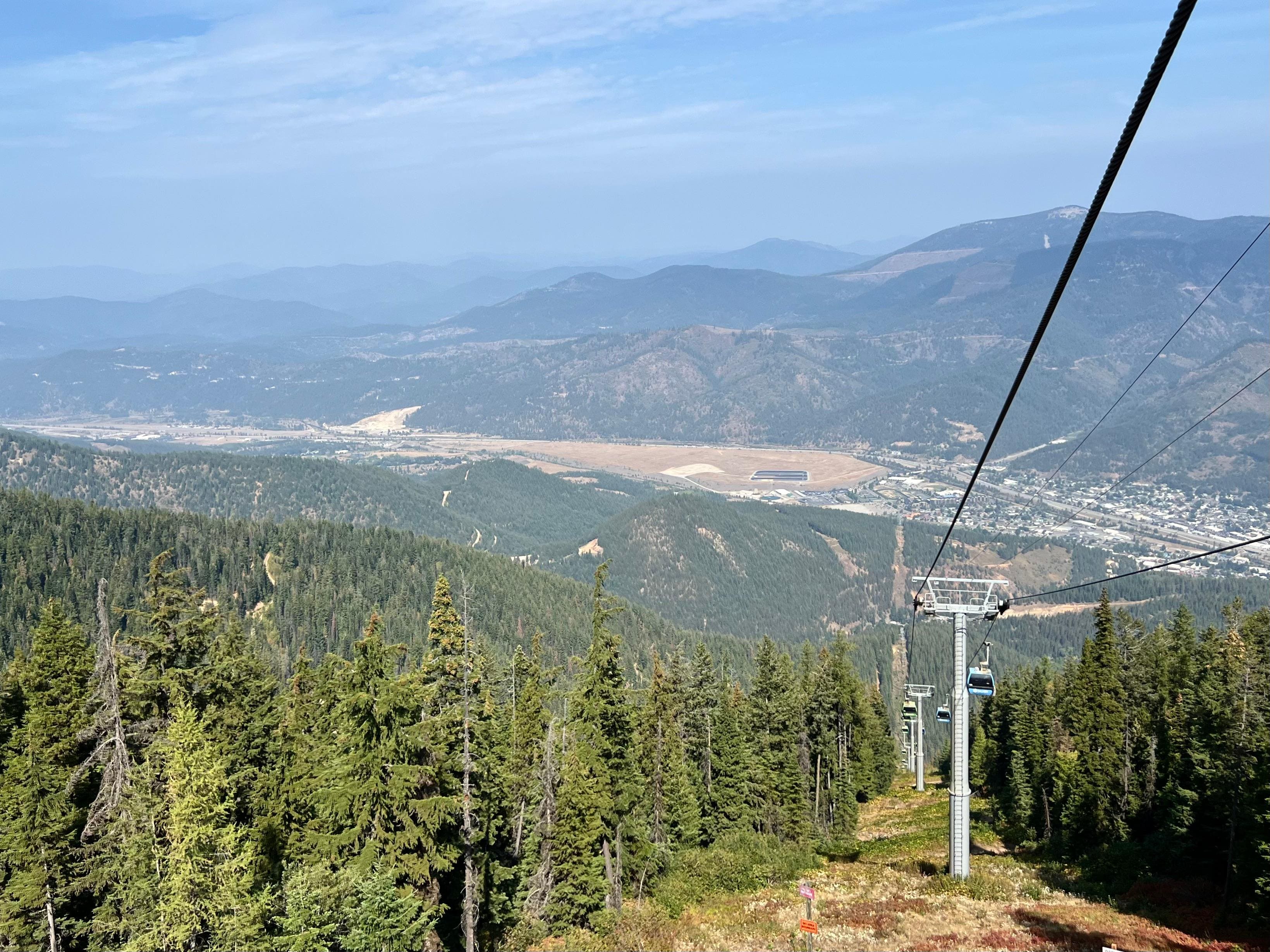 View of condo from  Silver Mountain gondola…see it?