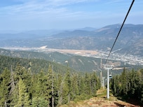 View of condo from Silver Mountain gondola…see it?