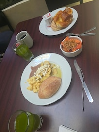 Some options included on the hotel breakfast