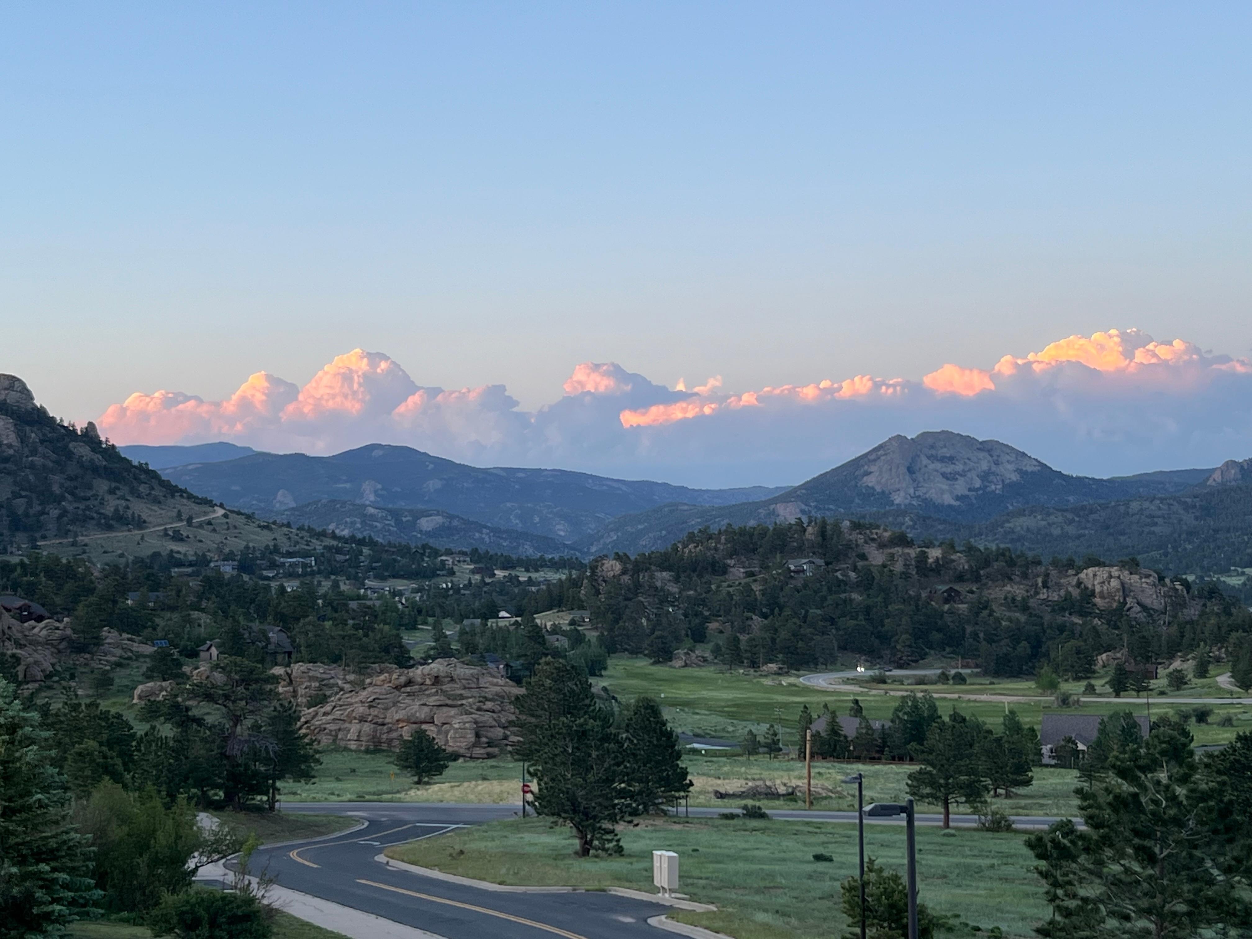 Sunsets from the balcony