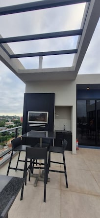 Terraza del Edificio, donde hemos desayunado unos mates con una vista espectacular!!