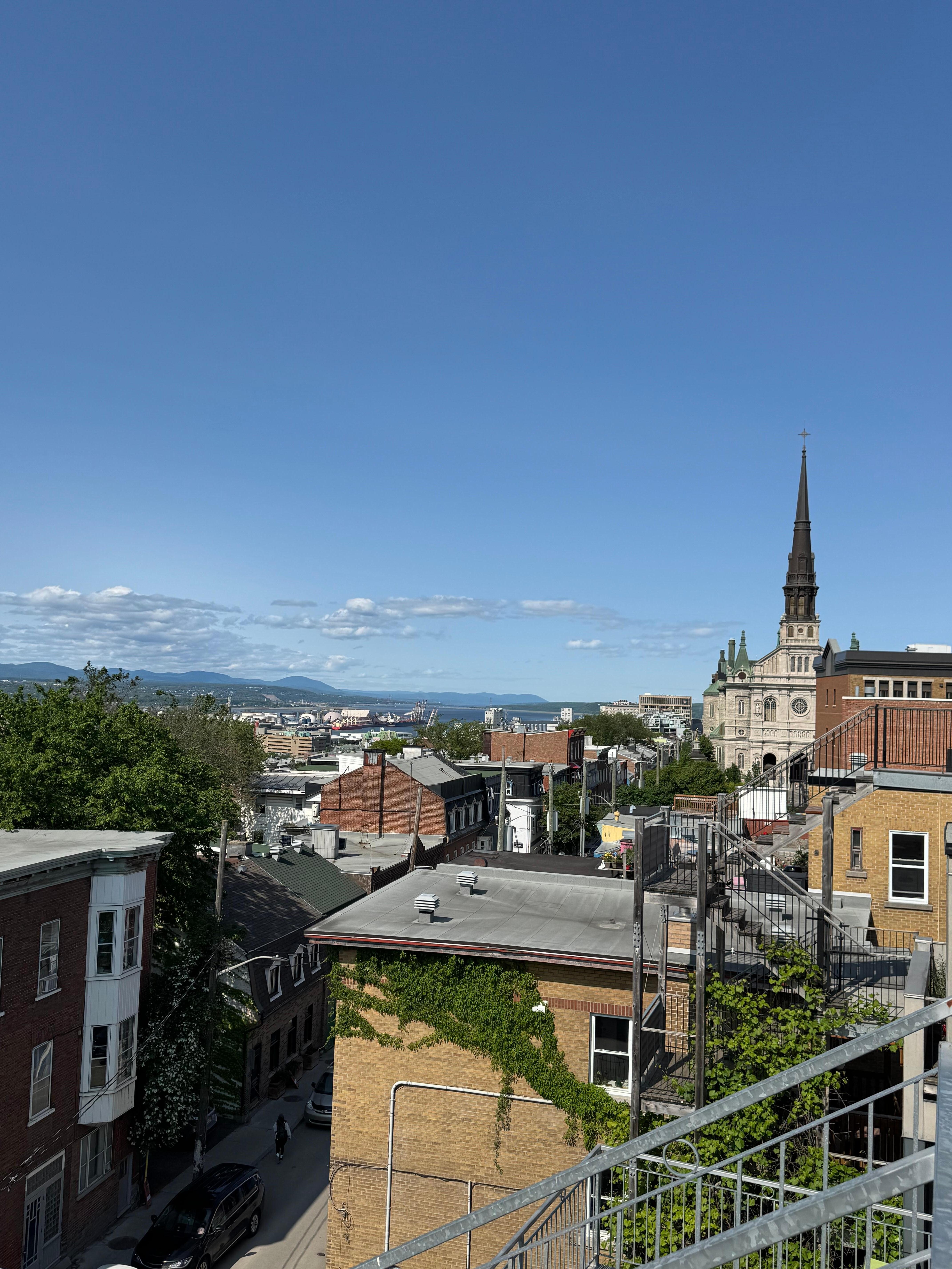 Rooftop view