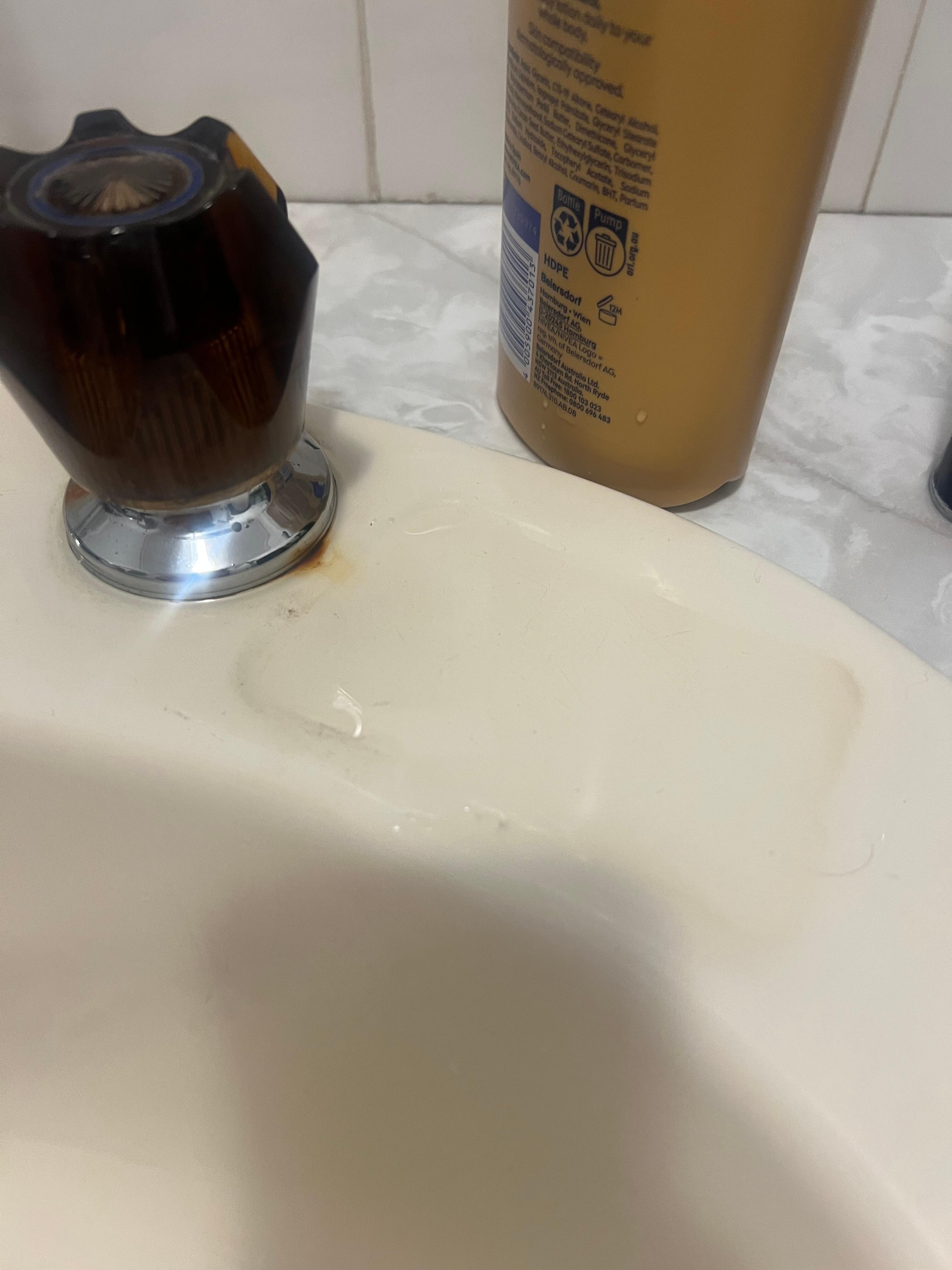 Taps in the bathroom