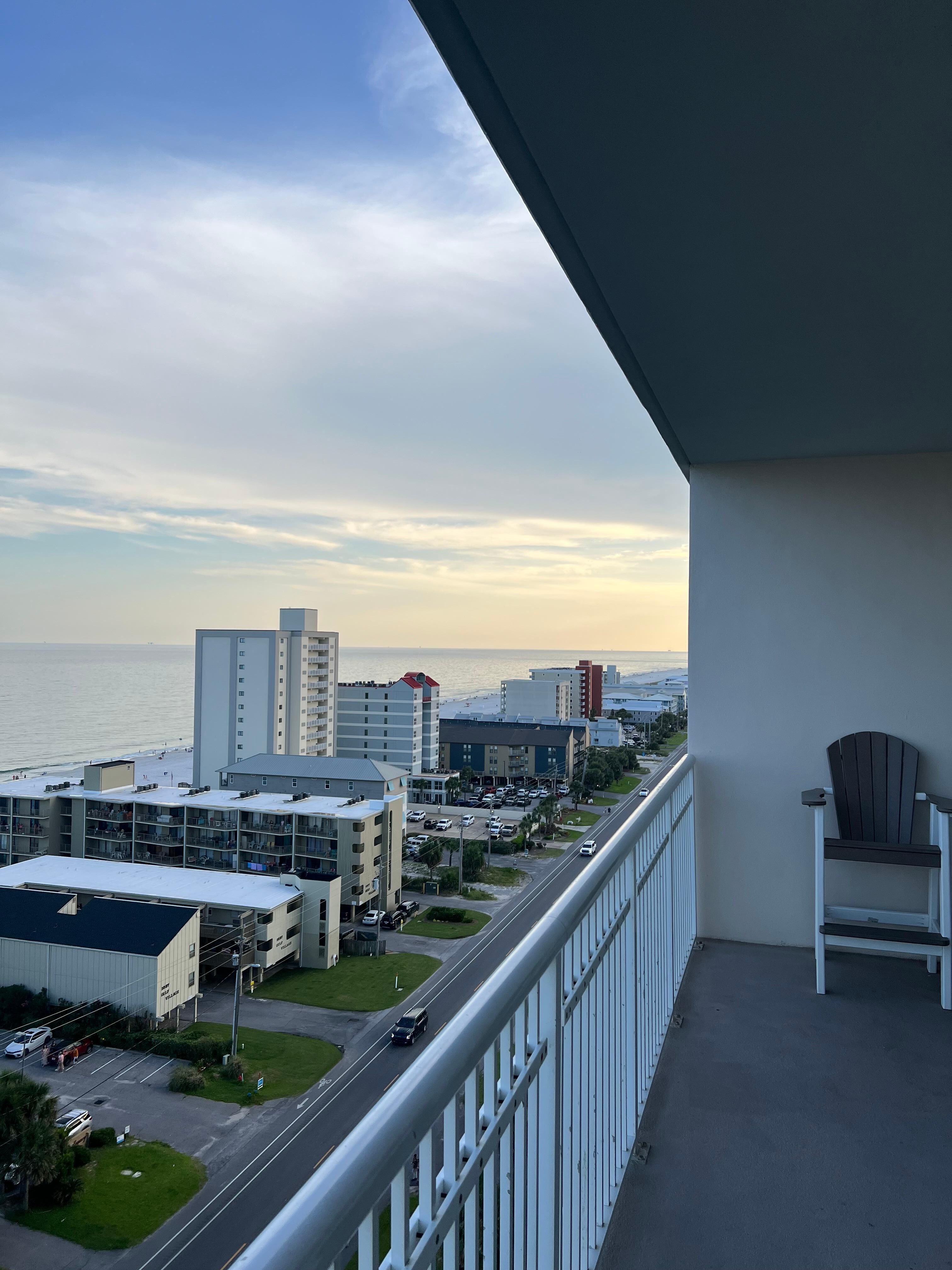 Sunset main balcony
