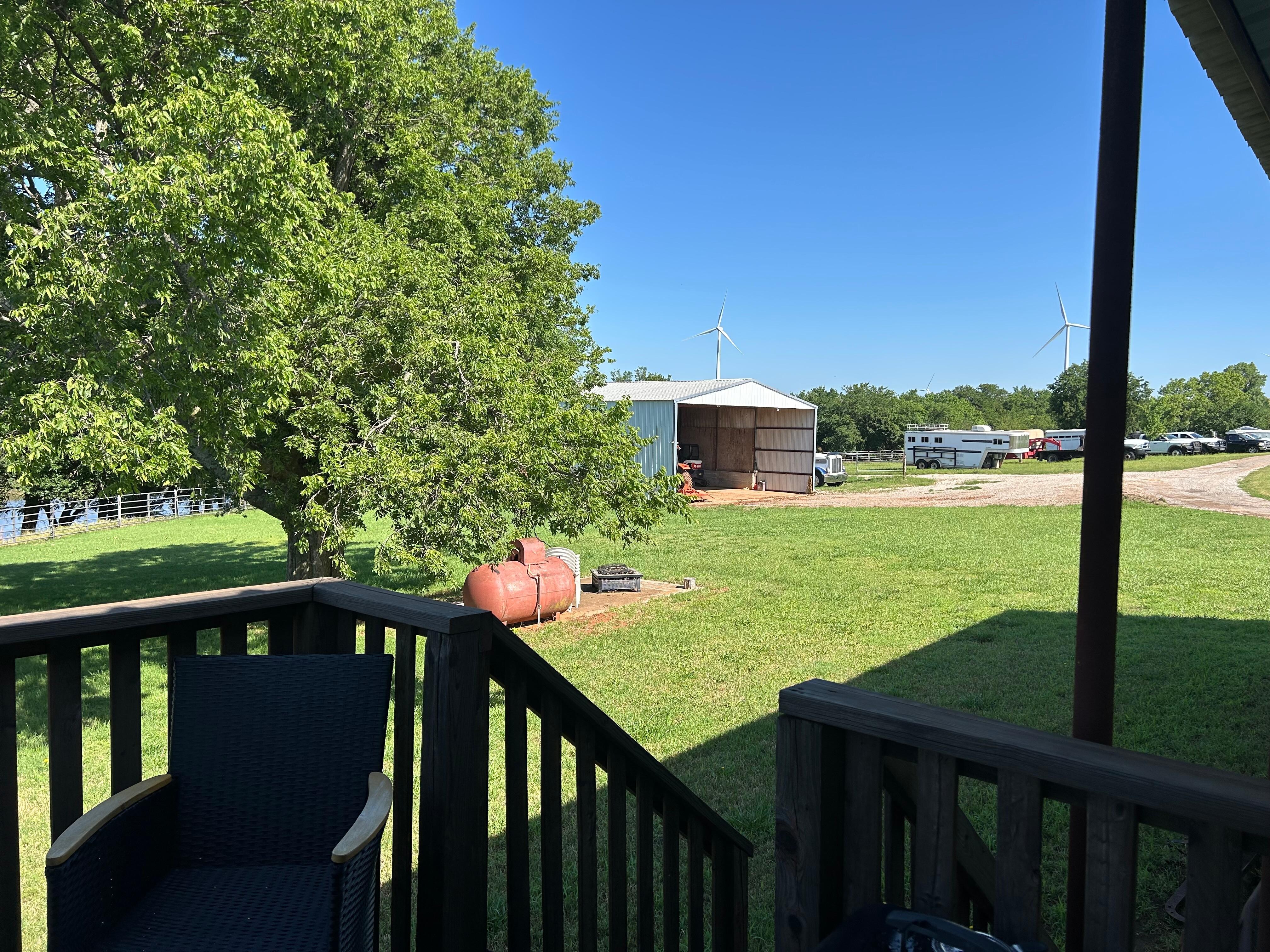 View off the back deck