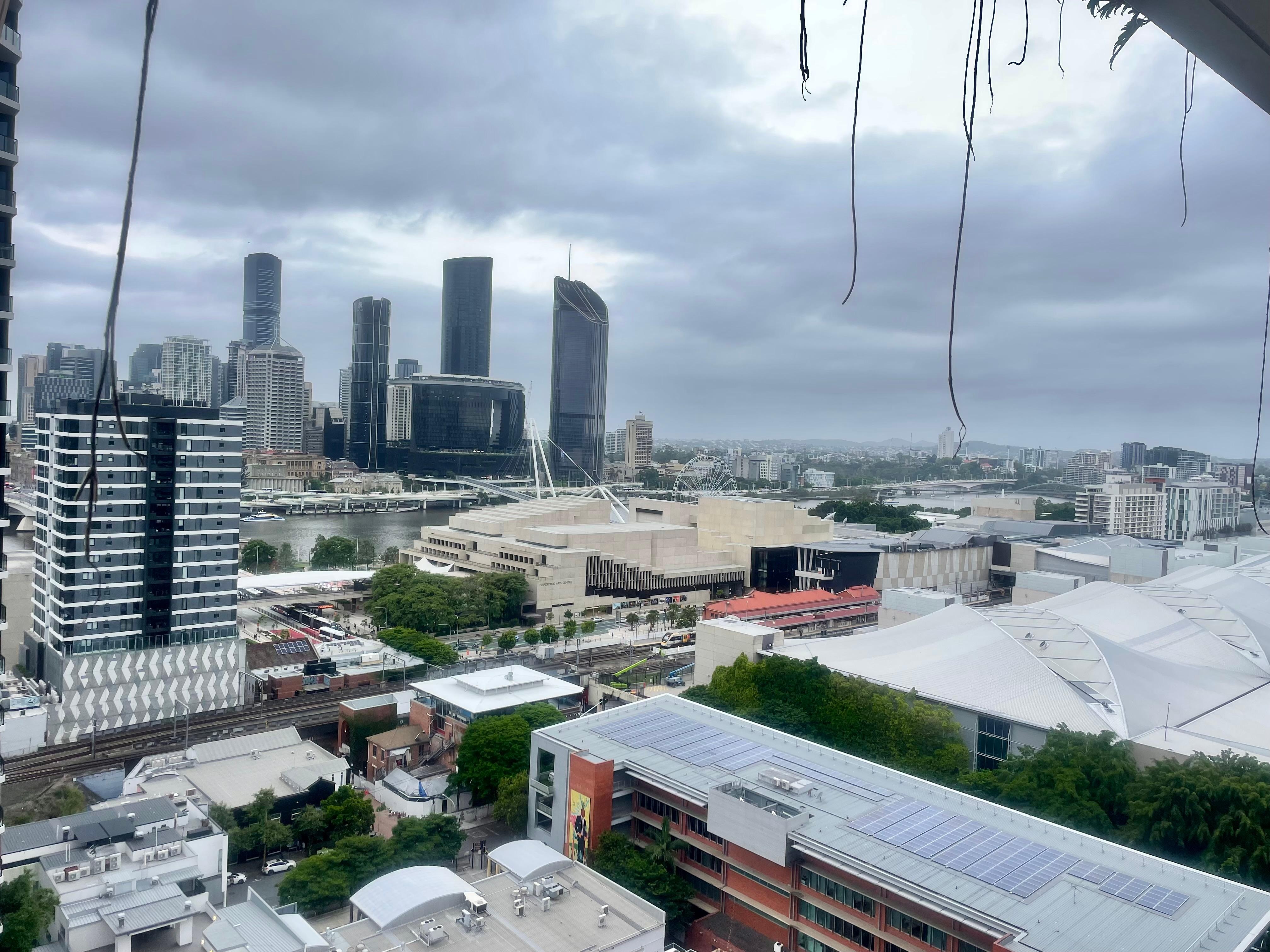 View during the day from balcony 