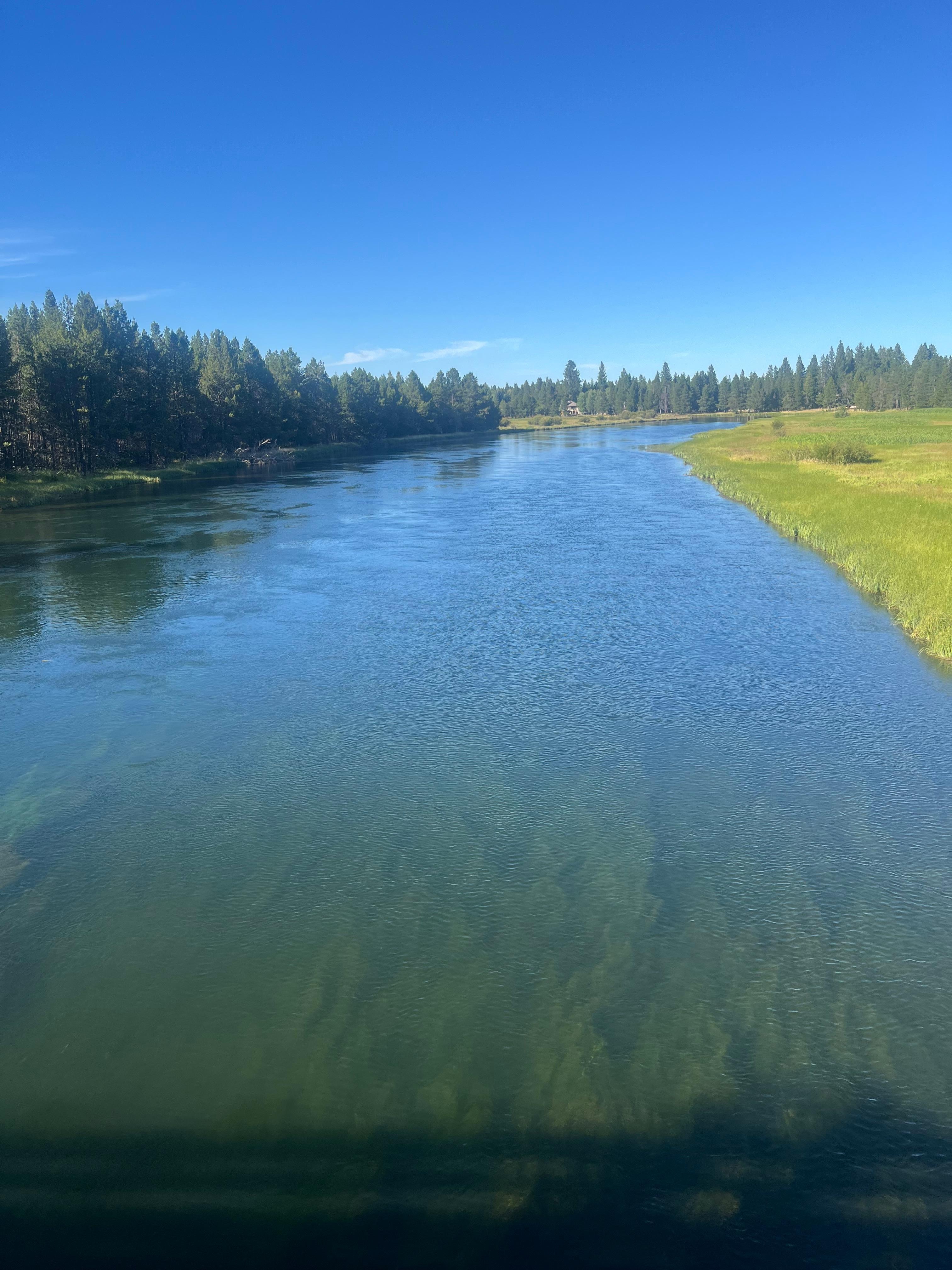 Very short walk to the river. 