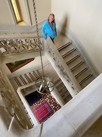 Chateau grand staircase