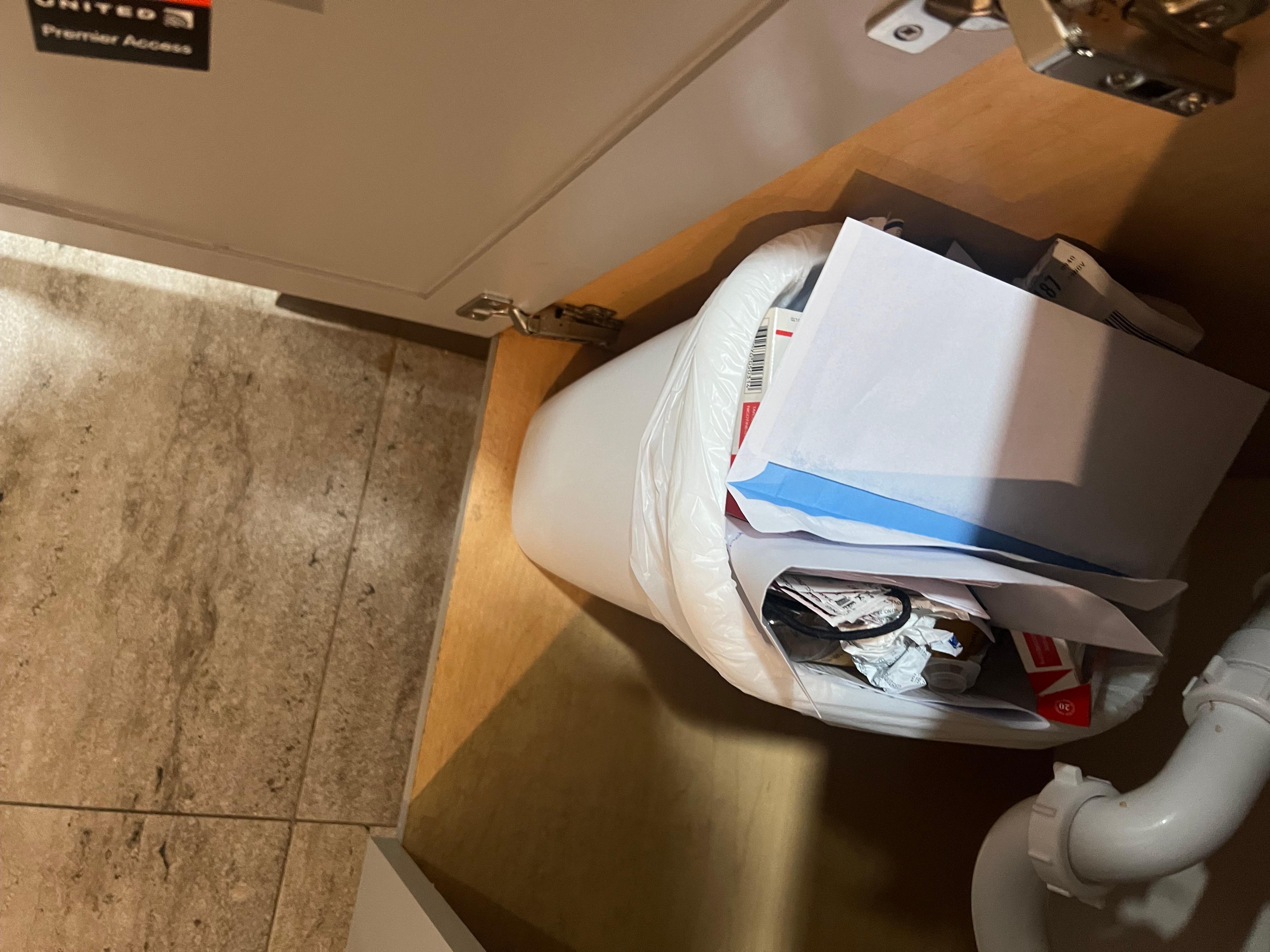 Full trash upon check in 