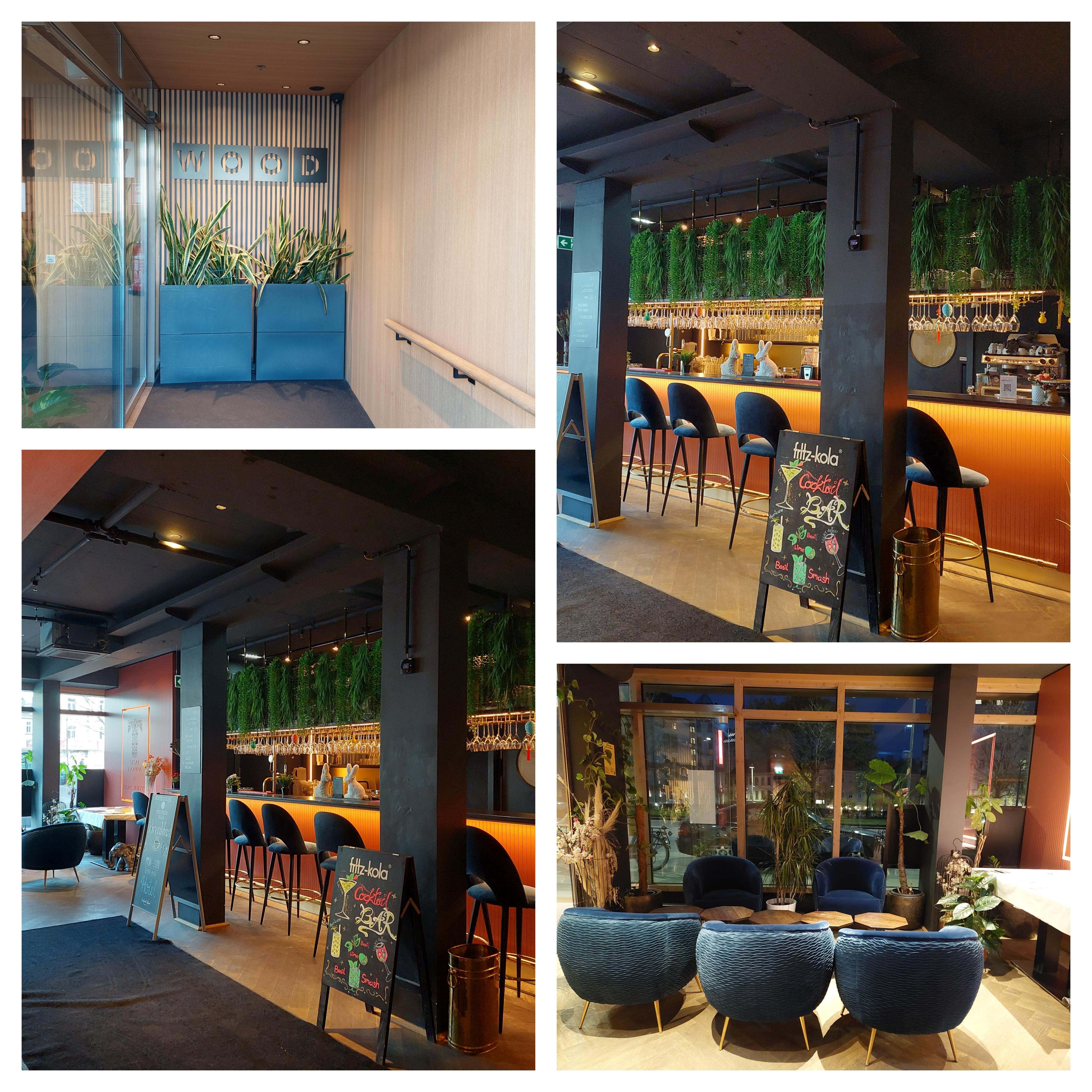 Eingangsbereich, Bar beim Restaurant