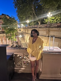 Picture outside on patio
