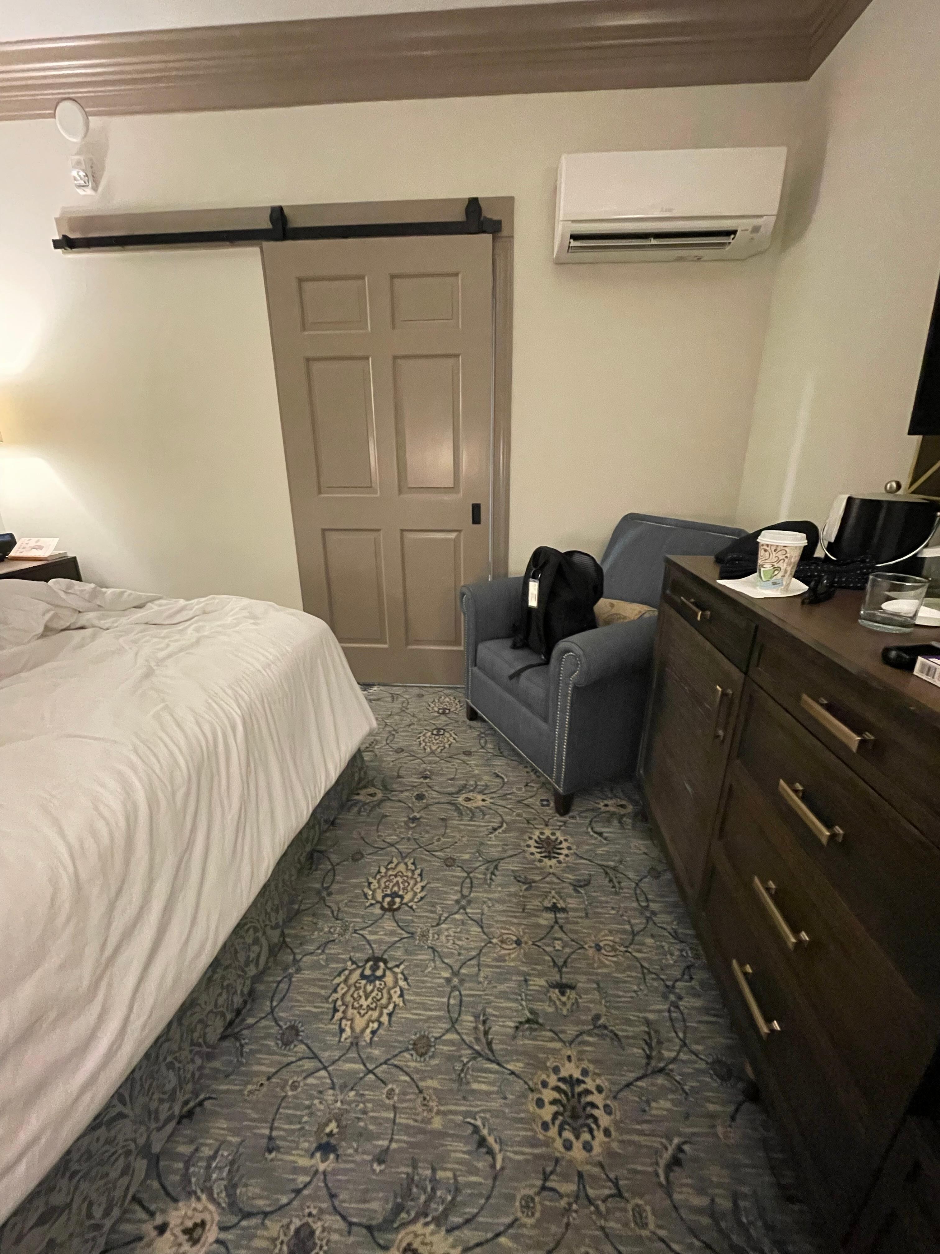 Tight fit to access bathroom with wheelchair
