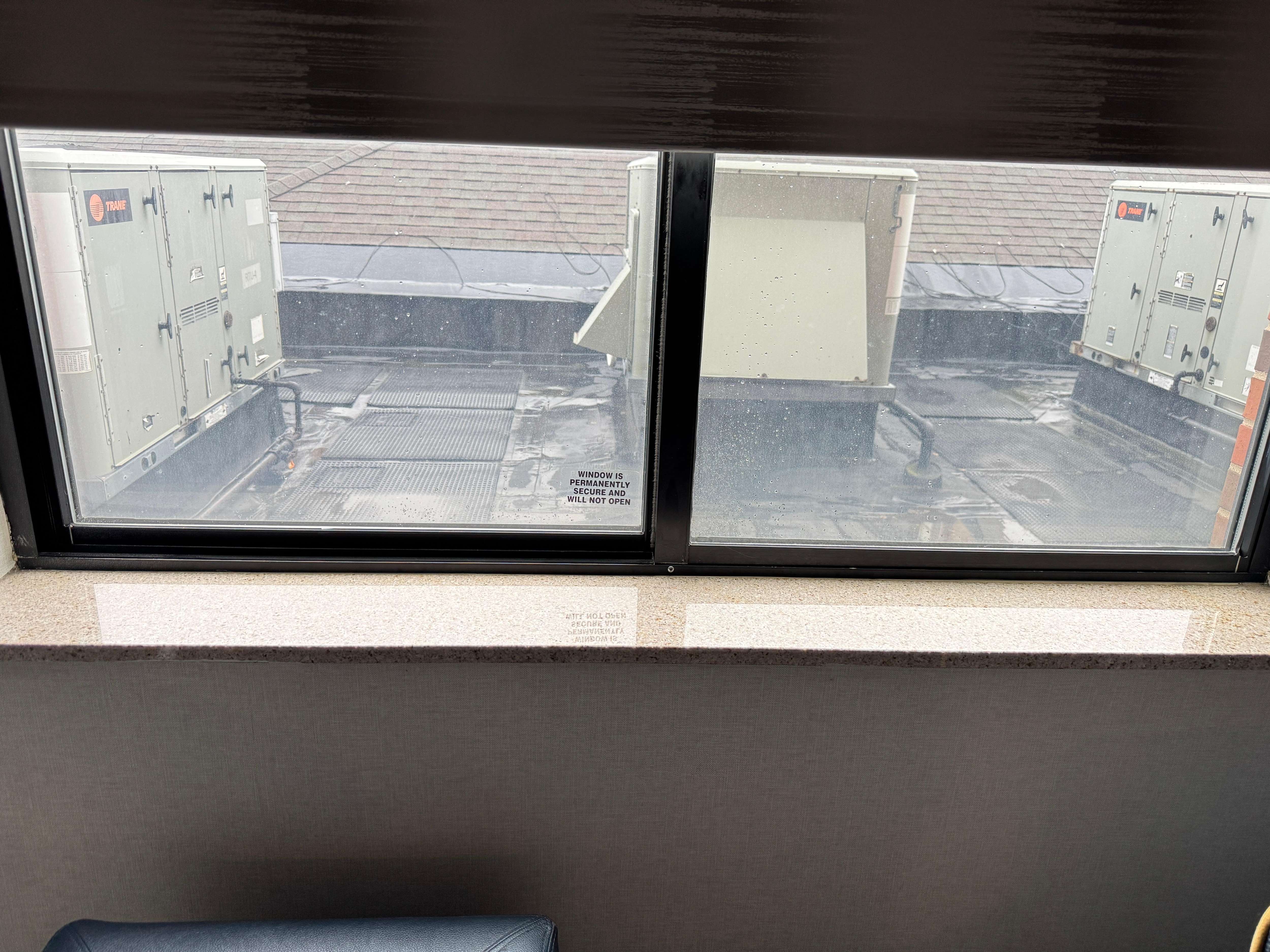 View from room window. Ridiculous!