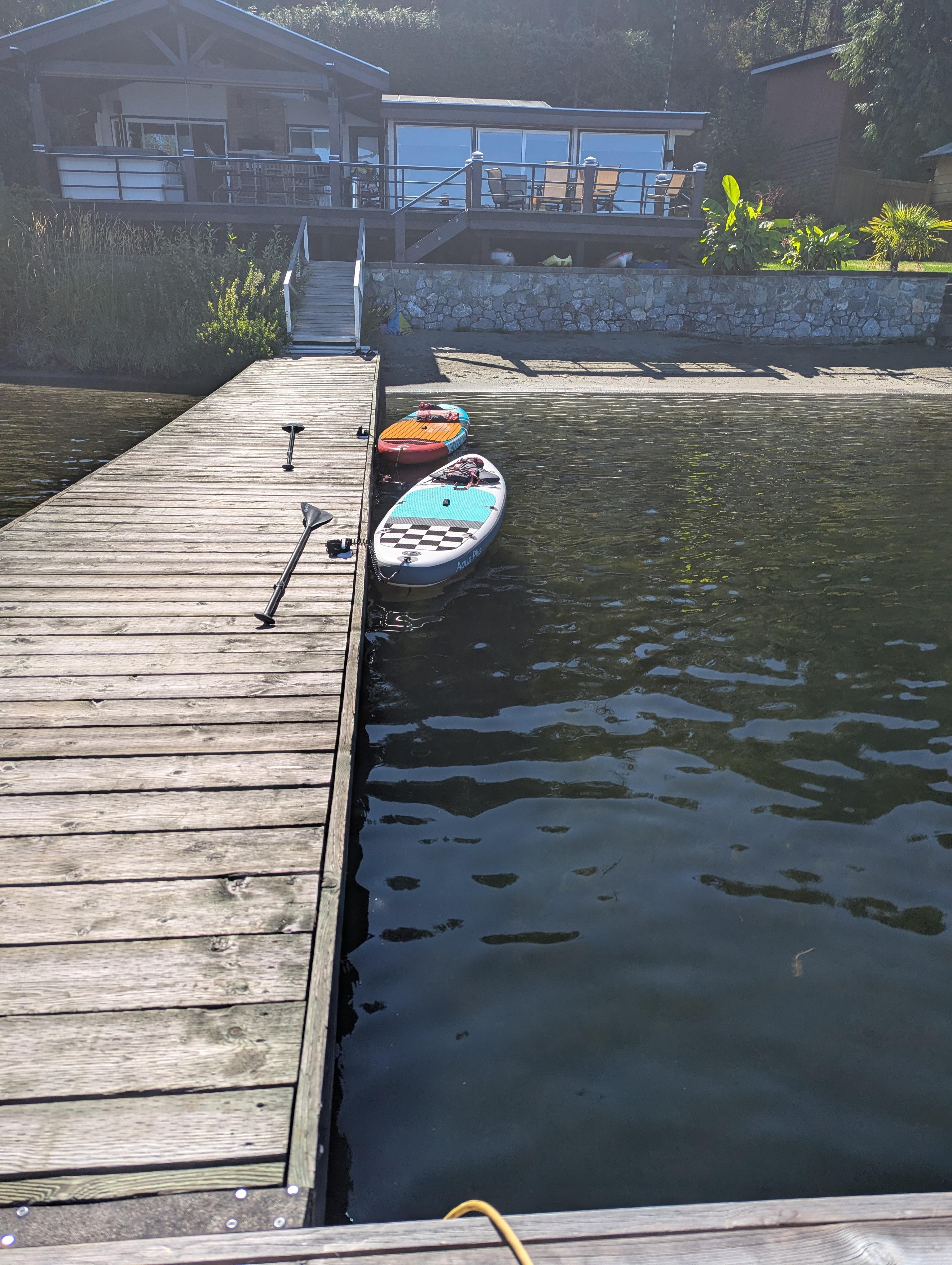 View of cabin from dock