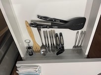 Sparse utensil drawer