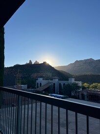 Sunrise from our balcony