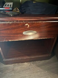 Damaged furniture