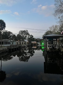 Standing in the dock out back early in the evening. So peaceful