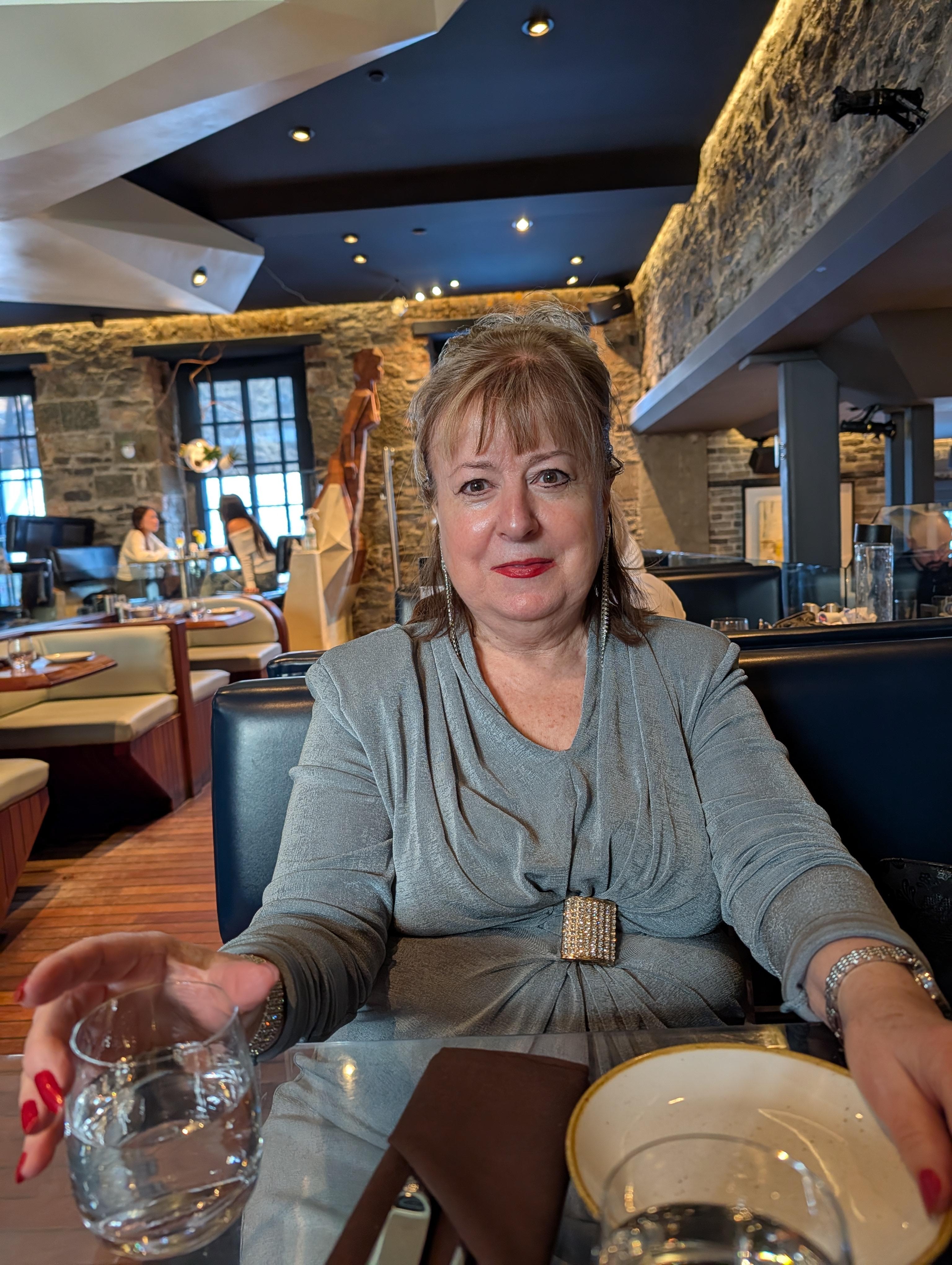 Bon souper a L'Ophelia juste en face