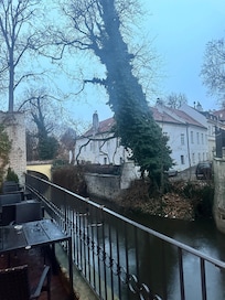 Terrace by the river