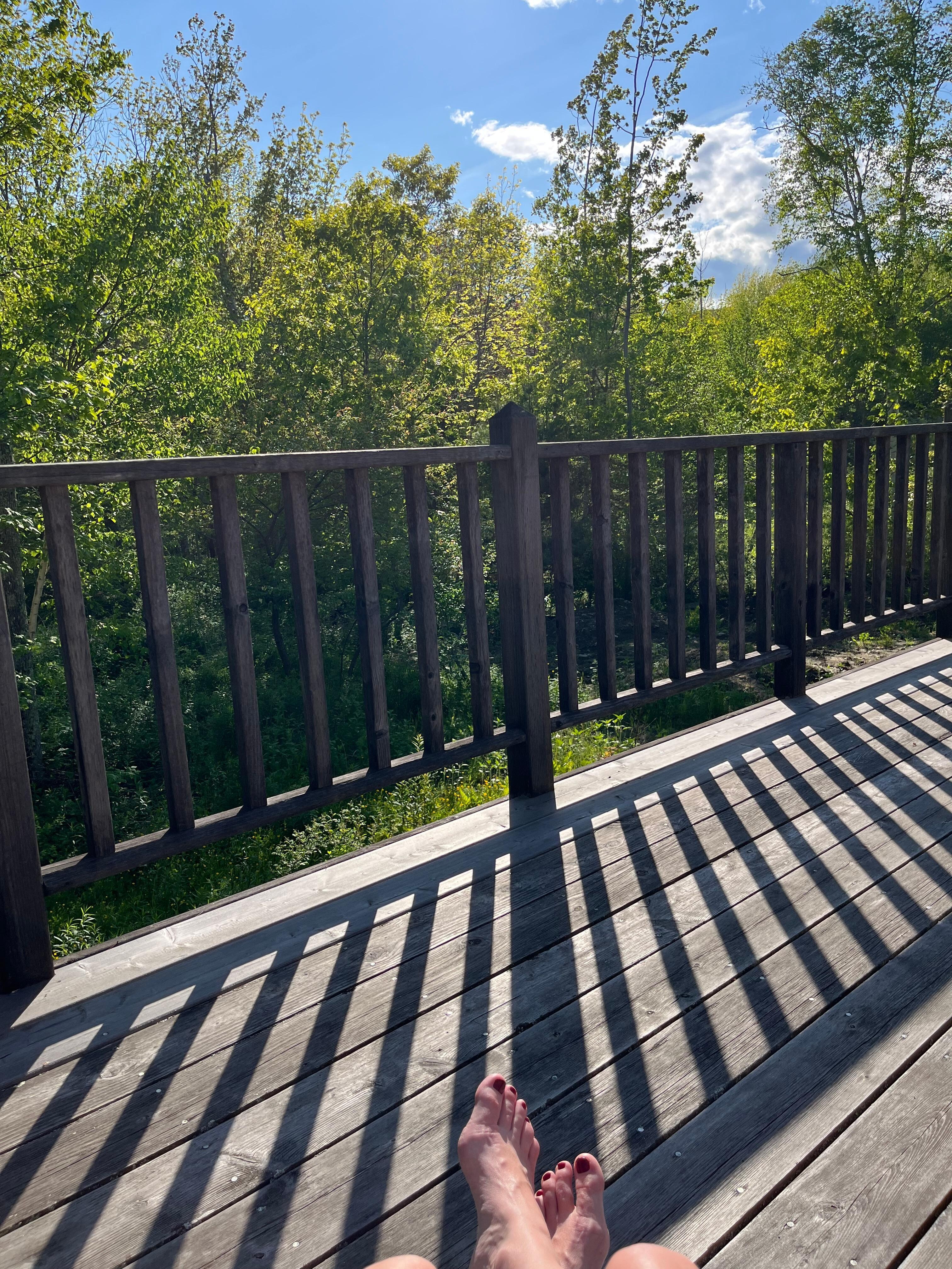 View from the deck