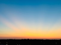 Beautiful sunsets out front door