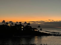 Sunset from our patio.