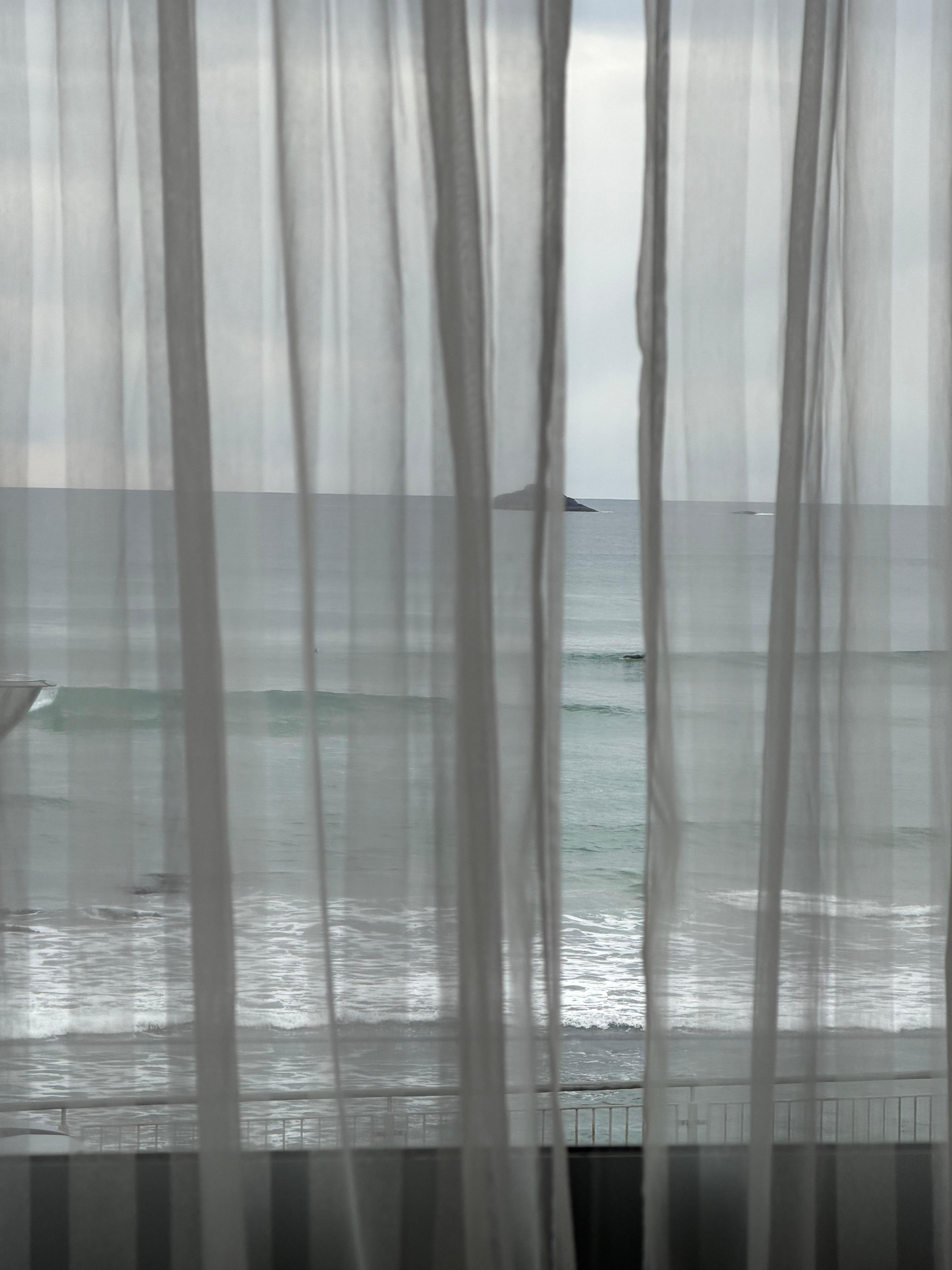 Incredible View thru window in our room at Hotel St Clair