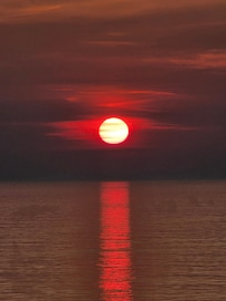 Sunrise over the ocean