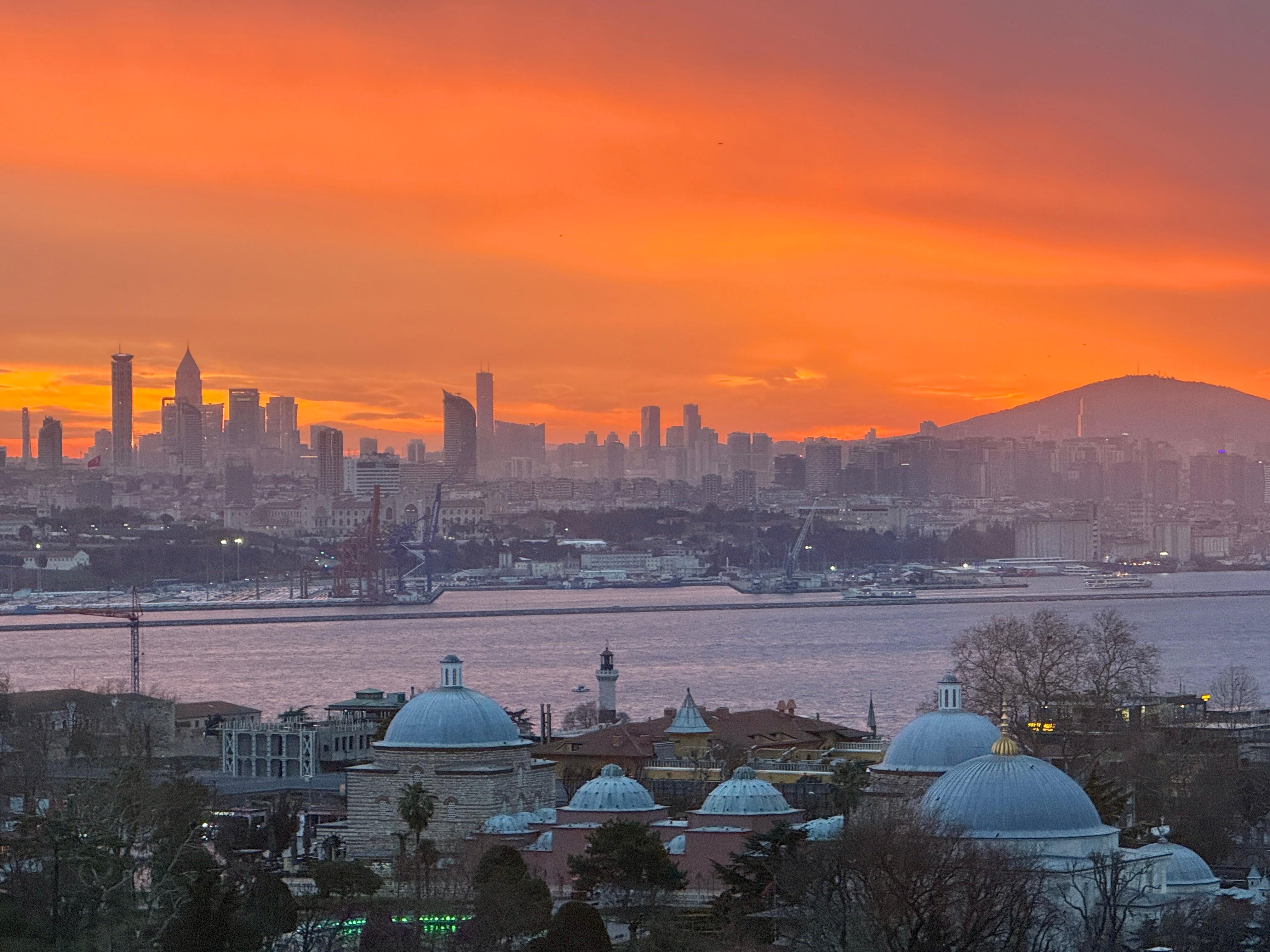 朝8:00頃、レストランからの眺望