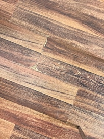 Damaged floors throughout