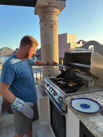 Private rooftop grill