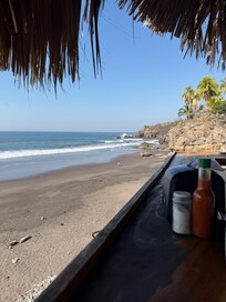 View from the restaurant upstairs seating area.