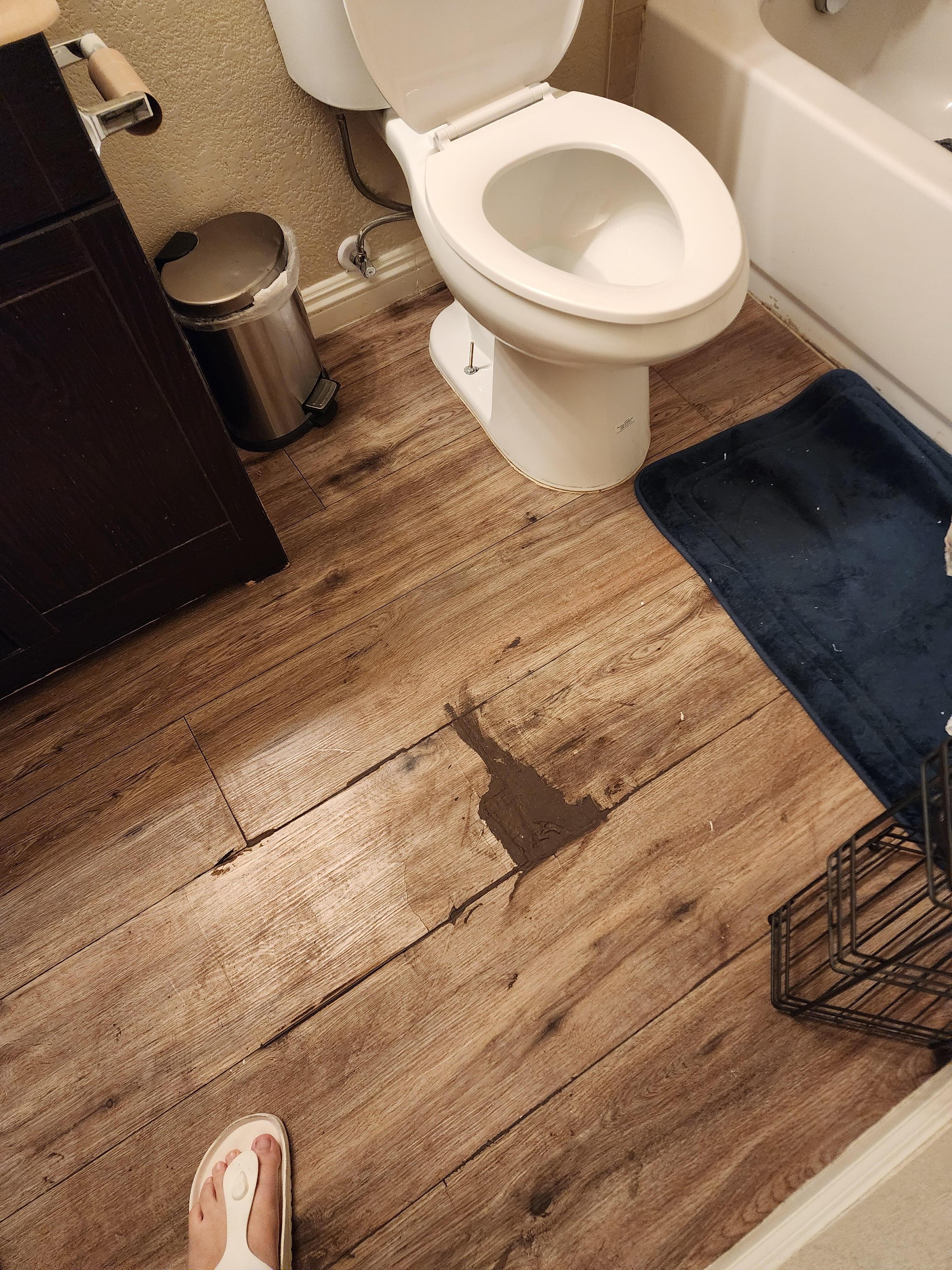 Floor damage and spongy floor