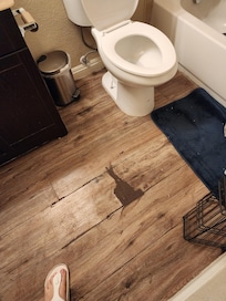 Floor damage and spongy floor