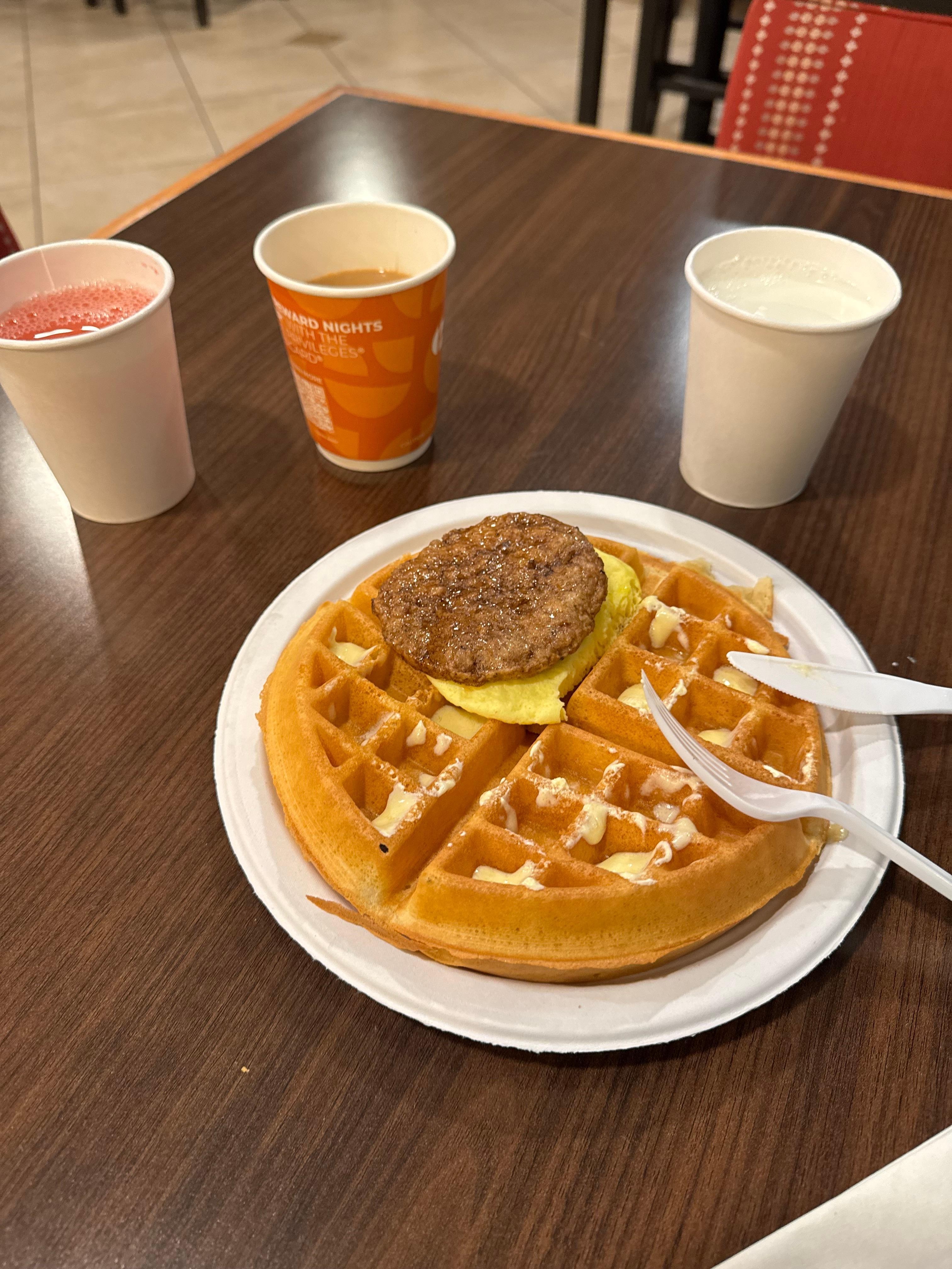 Breakfast was the best part of the stay.