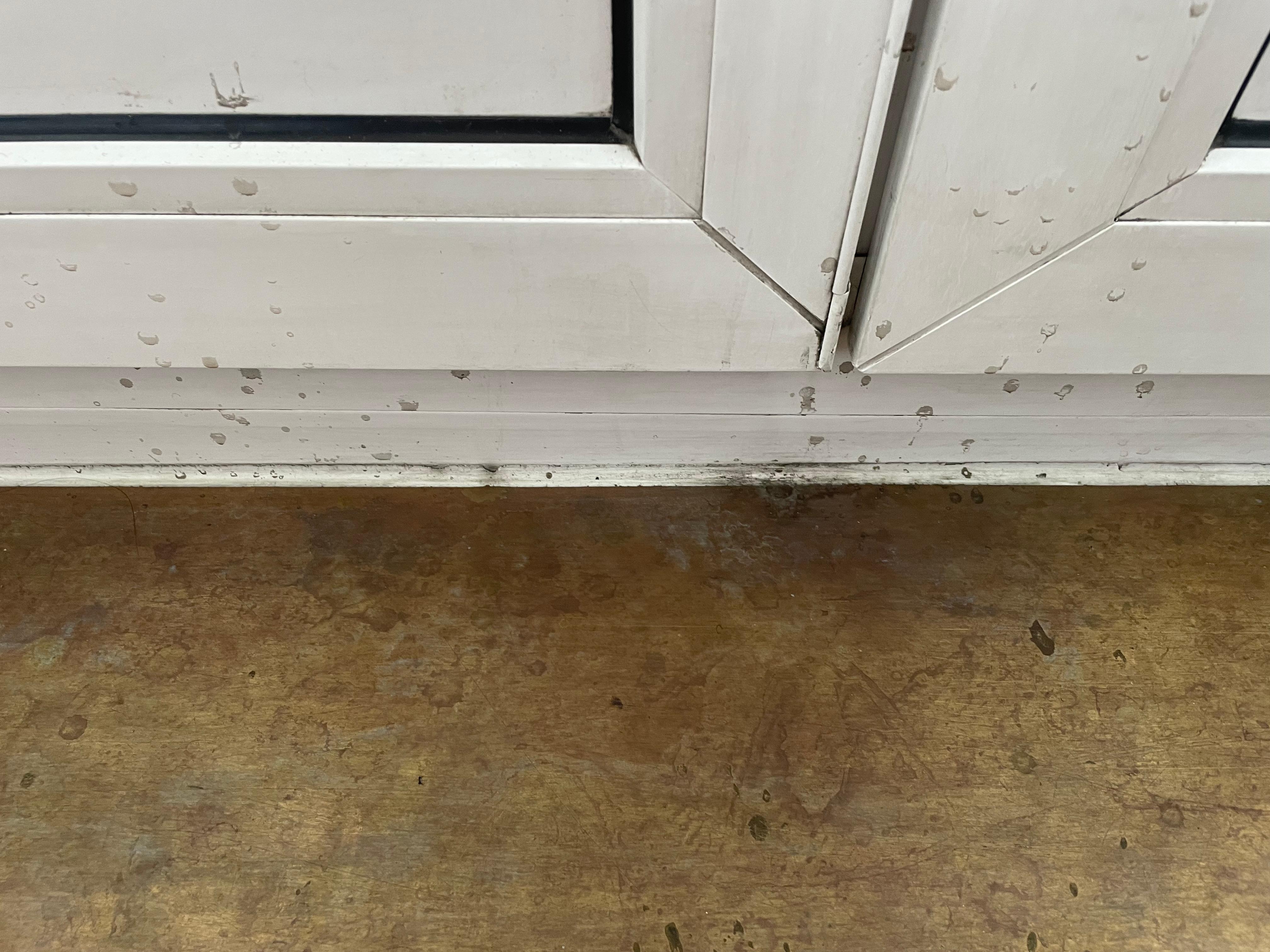 Dirt around windows and doors