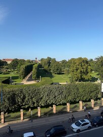 The view to the King’s Garden from the Living Room