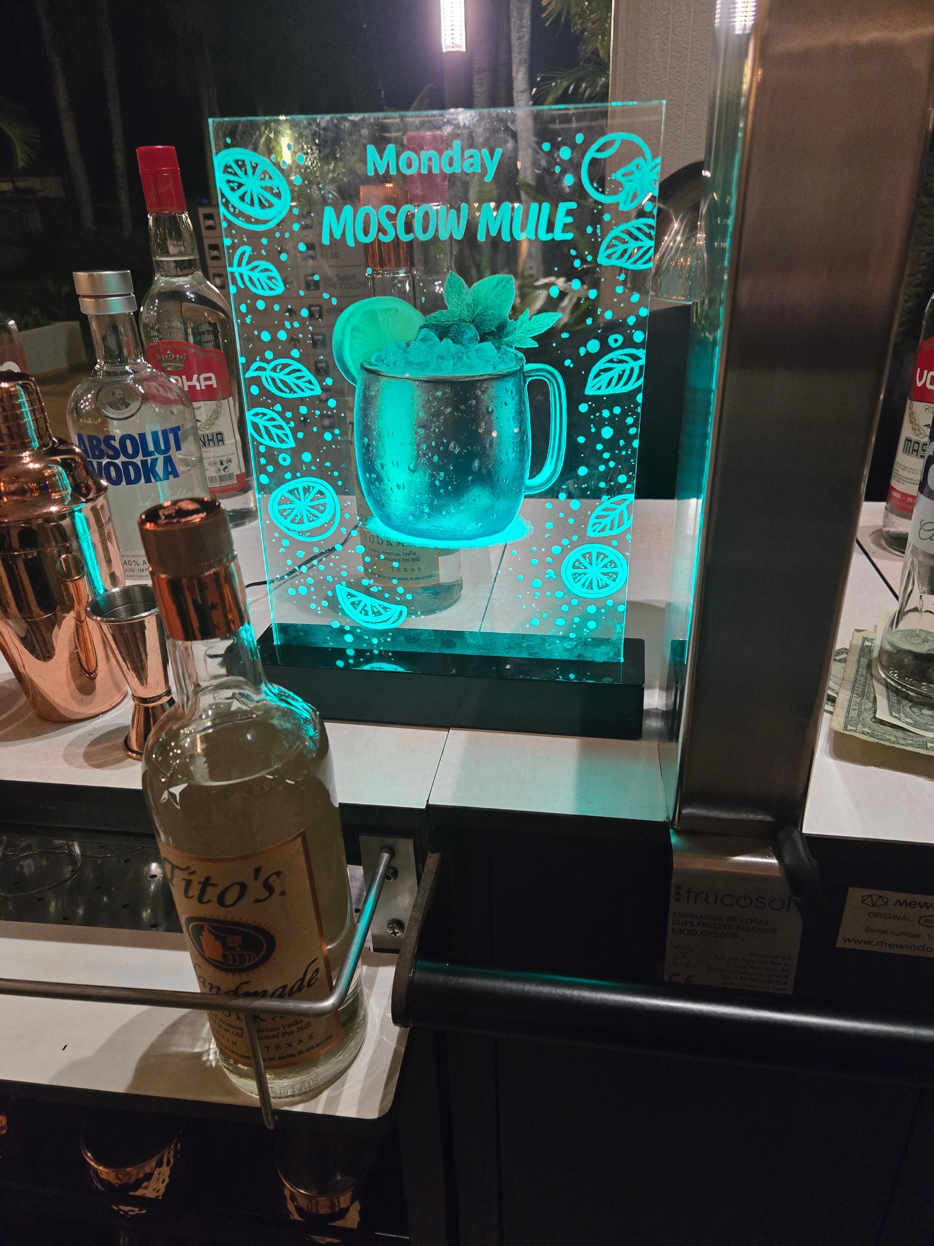 Nightly drink specials