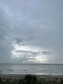 Quick moving storm viewing from our balcony.