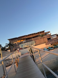 View from the dock as you walk into property.