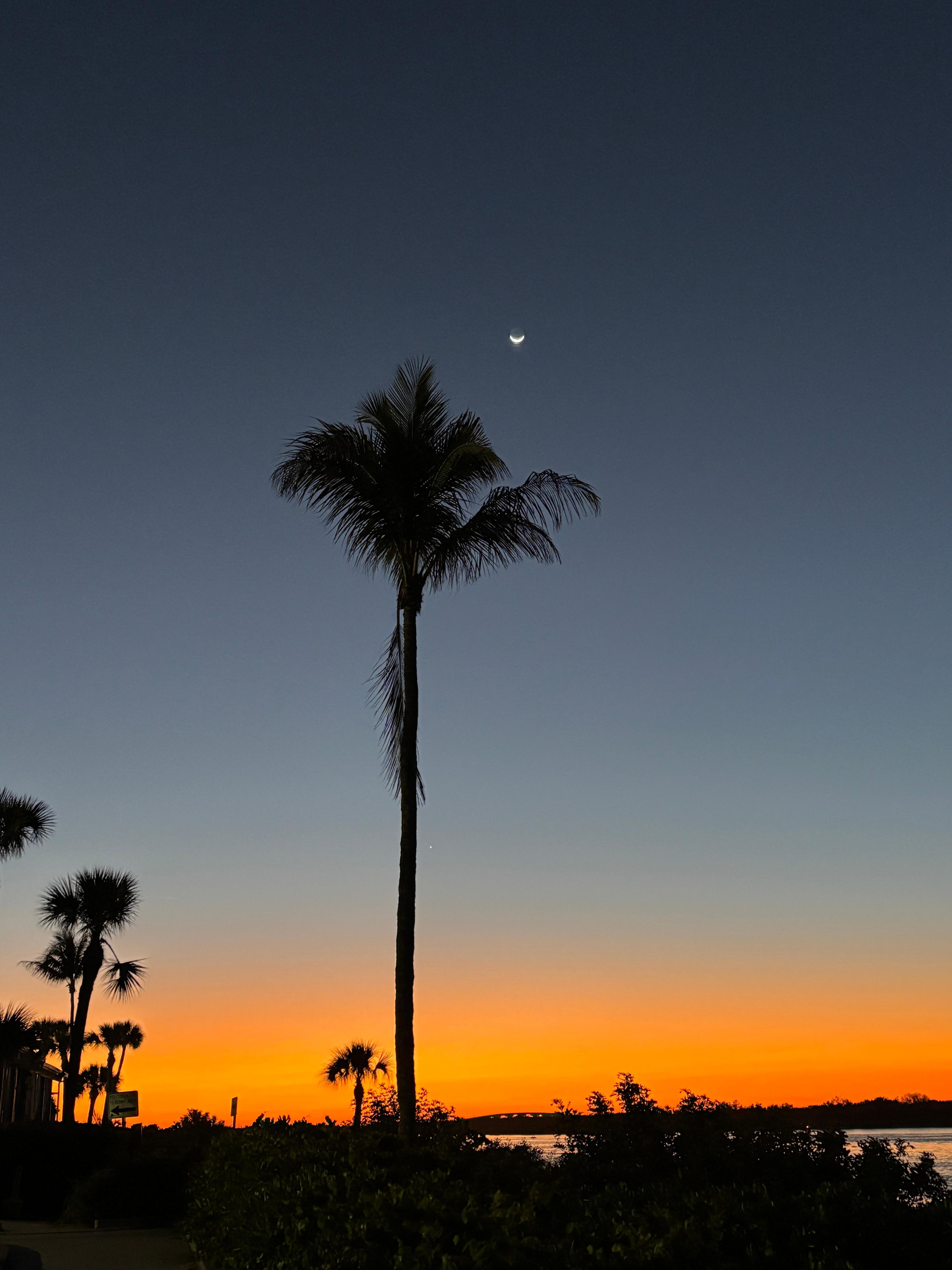 Sunset over the inlet 