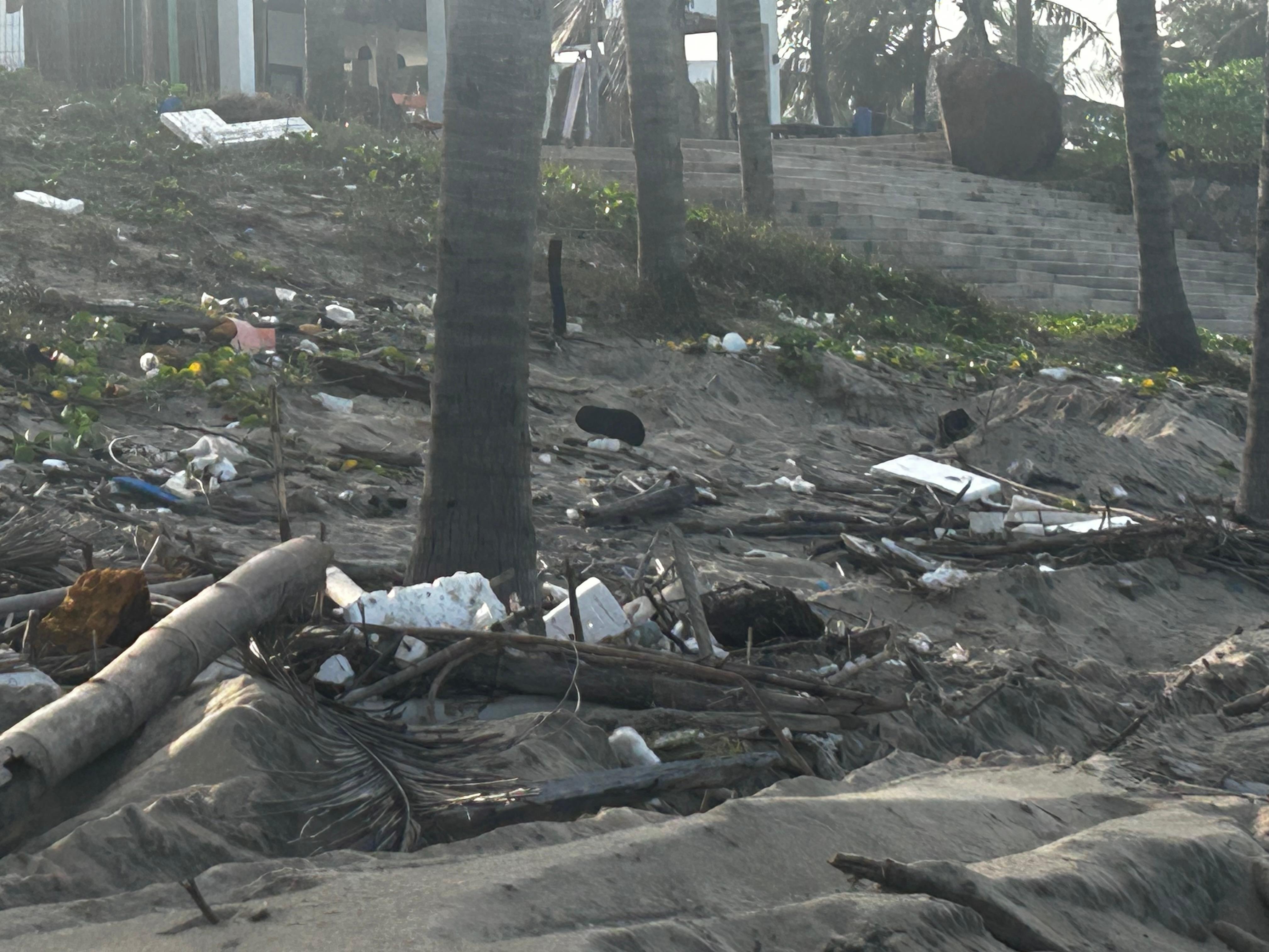 This their beach and it was disgustingly dirty and they don’t clean. They think everyone wants to sit by or swim in a pool. They have more than enough staff there cleaning the grounds I think it wouldn’t take long to clean the beach everyday 