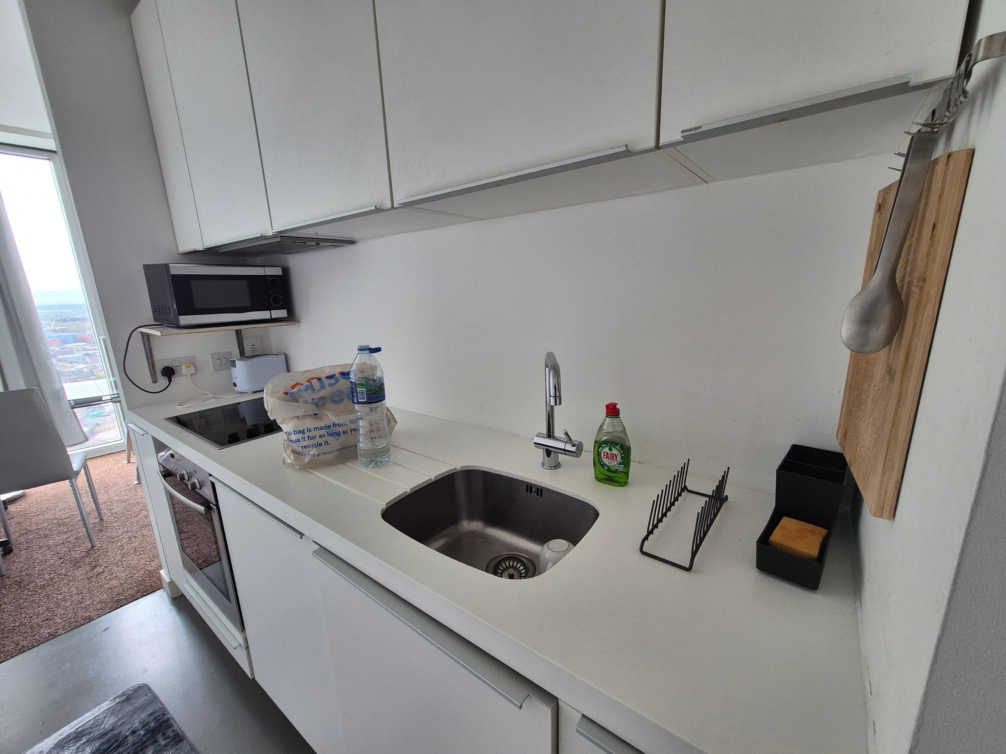 No Kettle, yes I checked the cupboards.