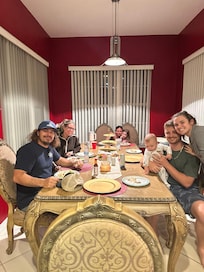 Family taco night! Plenty of room